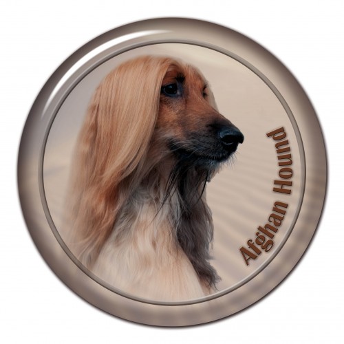 3D sticker Afghan Hound 101 C