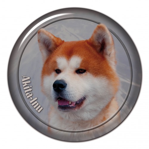 3D sticker Akita Inu 101 C