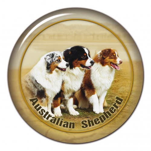 3D sticker Australian Shepherd 101 C