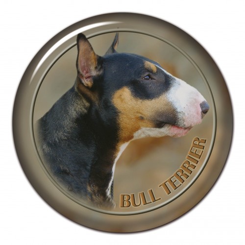 3D sticker Bull Terrier 101 C