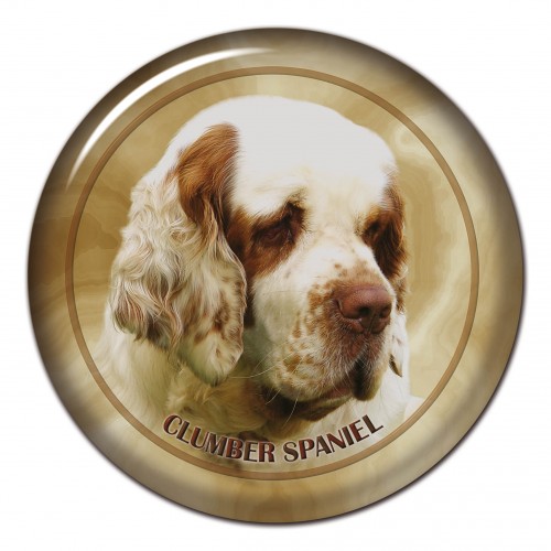 3D sticker Clumber Spaniel 101 C