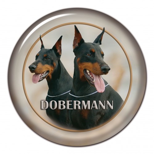 3D sticker Dobermann 101 C