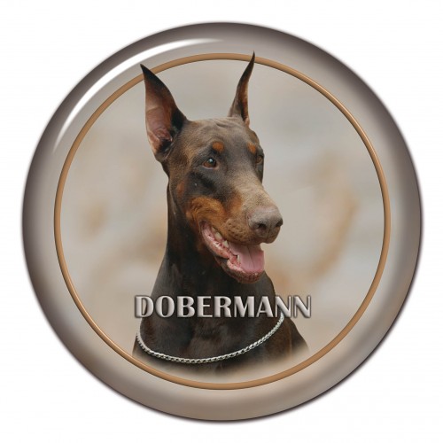 3D sticker Dobermann 102 C