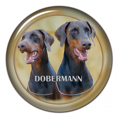 3D sticker Dobermann 103 C