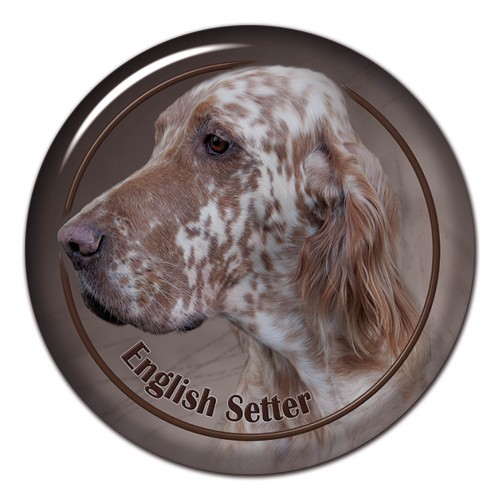 3D sticker English Setter 103 C
