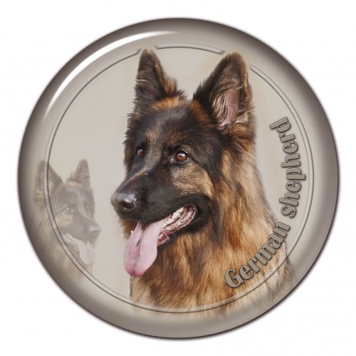 3D sticker German Shepherd Dog 105 C
