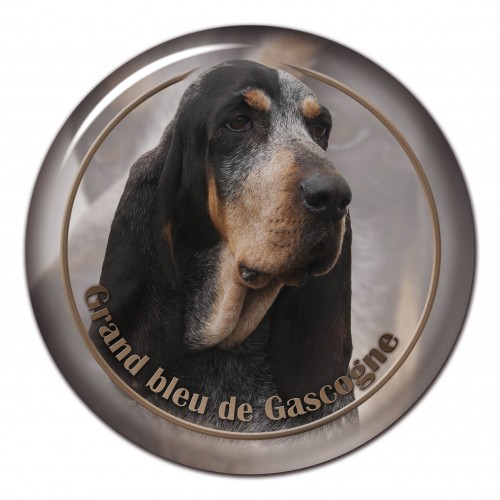 3D sticker Grand Bleu De Gascogne 101 C