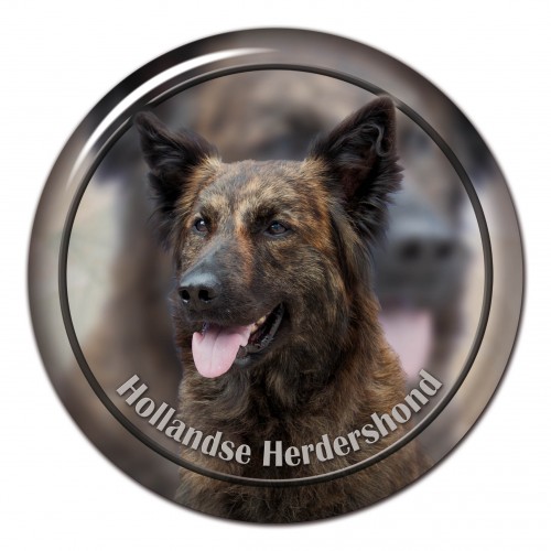 3D sticker Hollandse Herdershond 101 C
