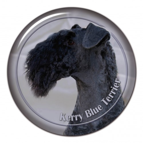 3D sticker Kerry Blue Terrier 101 C