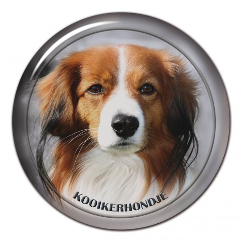 3D sticker Kooikerhondje 101 C