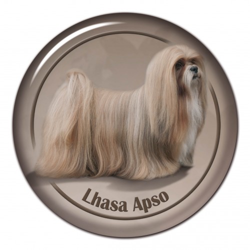 3D sticker Lhasa Apso 102 C