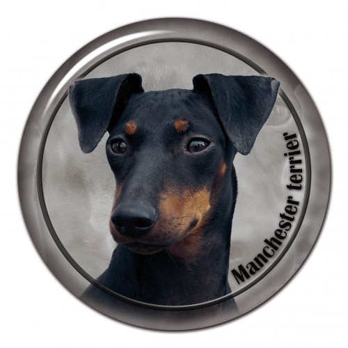 3D sticker Manchester Terrier 102 C