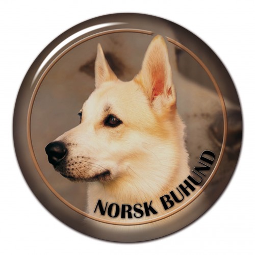 3D sticker Norsk Buhund 101 C