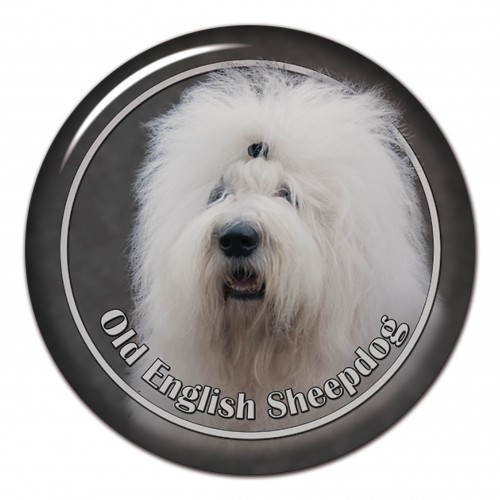 3D sticker Old English Sheepdog 102 C
