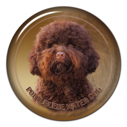 3D sticker Portuguese Water Dog 101 C