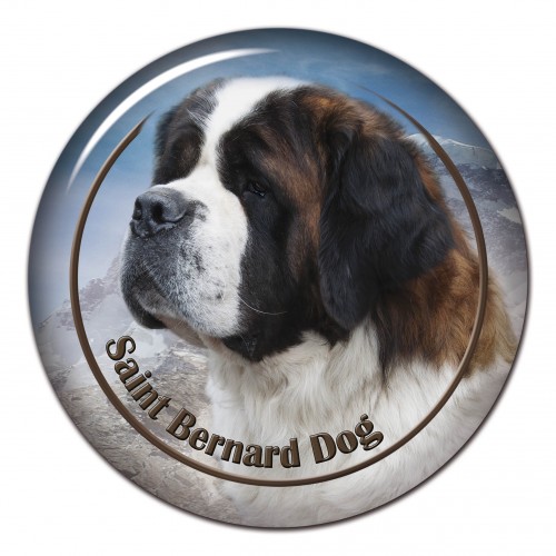 3D sticker Saint Bernard Dog 102 C
