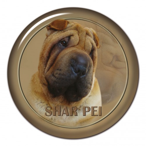 3D sticker Shar Pei 101 C