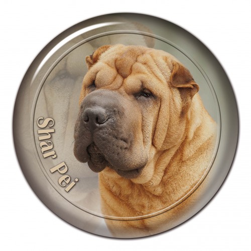 3D sticker Shar Pei 102 C