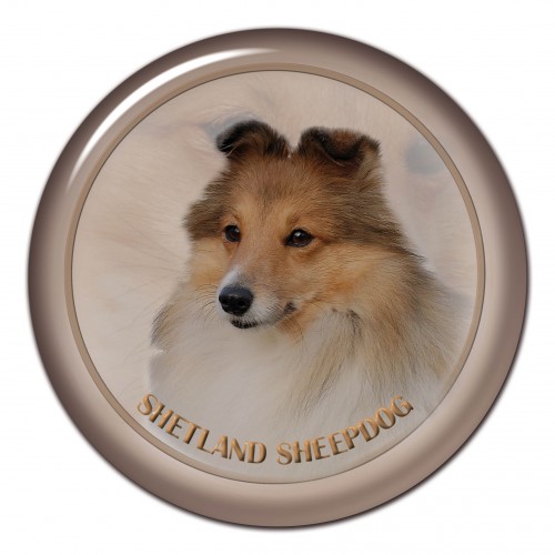 3D sticker Shetland Sheepdog 101 C
