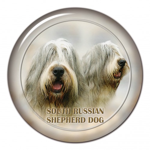 3D sticker South Russian Shepherd Dog 101 C