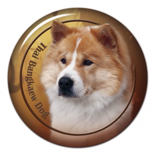 3D sticker Thai Bangkaew Dog 101 C